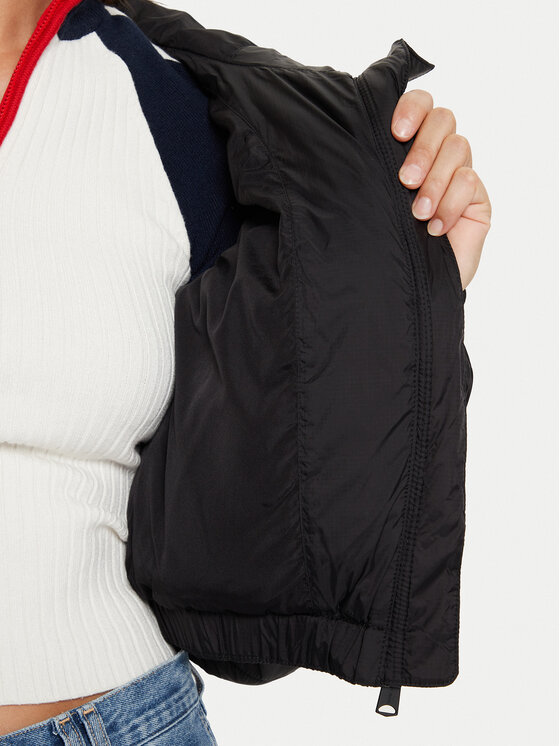 Tommy Jeans Tommy Jeans Geacă de iarnă DW0DW18313 Negru Cropped Fit