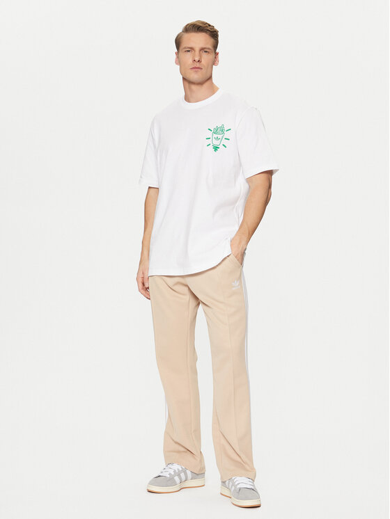 adidas adidas T-shirt Street B JD0677 Bijela Loose Fit