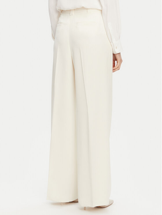 Marella Marella Pantaloni palazzo Olinto 2513131053 Bianco Wide Leg