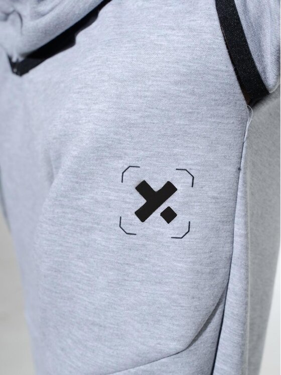 Point X Point X Spodnie dresowe Sportowe Spodnie Dresowe Męskie Szare Point X Tech X M Szary Regular Fit