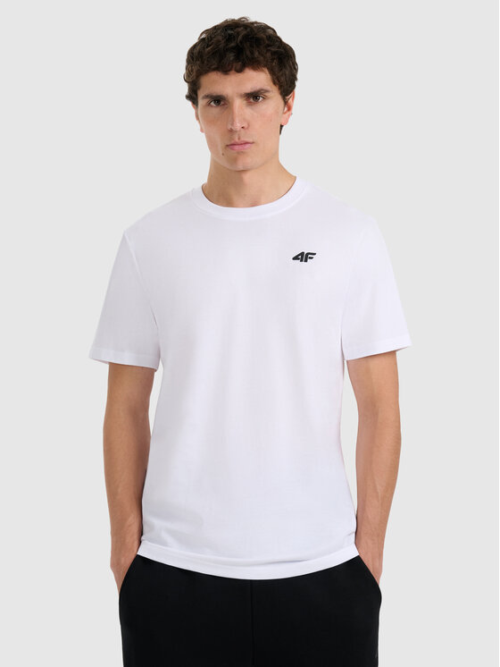 4F 4F T-Shirt NOS Biały Regular Fit