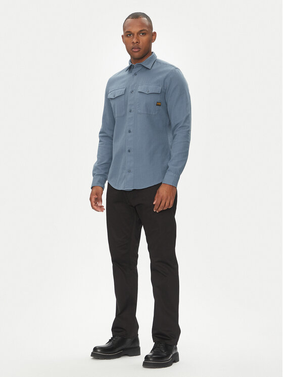 G-Star Raw G-Star Raw Koszula Marine D24963-D454 Niebieski Slim Fit