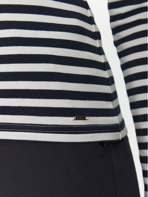 Morgan Morgan Μπλουζάκι 251-TMACO Σκούρο μπλε Slim Fit