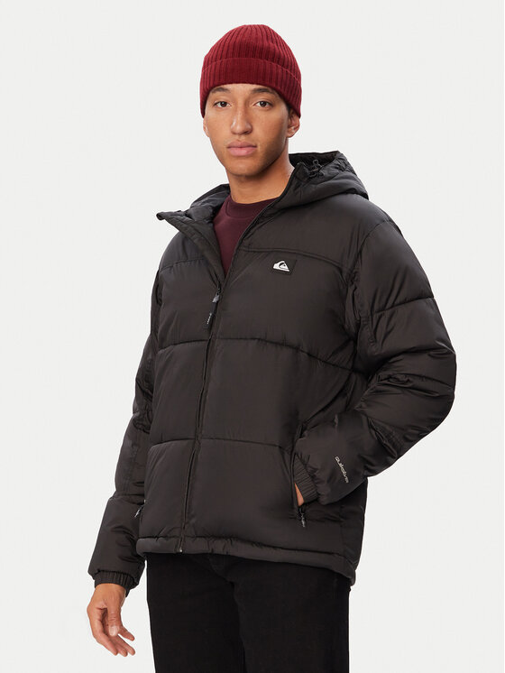 Quiksilver Quiksilver Зимно яке Cold Days Hoodie EQYJK04229 Черен Regular Fit