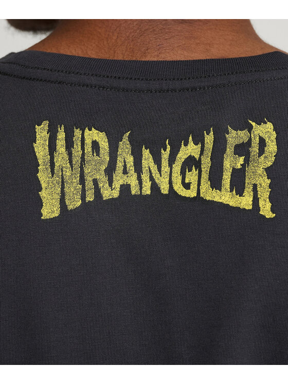 Wrangler Wrangler T-Shirt 112378547 Czarny Regular Fit