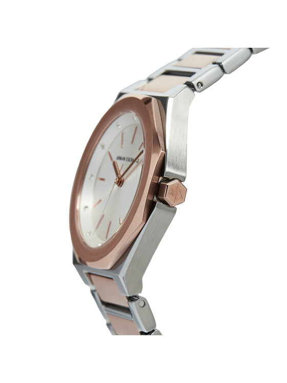 Armani Exchange Zegarek Andrea AX4607 Srebrny | Modivo.pl
