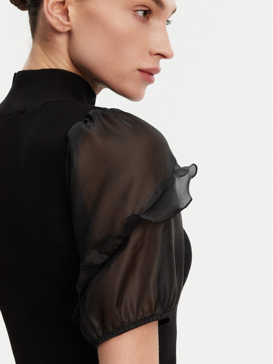 French Connection French Connection Dolčevita 78YCW Crna Slim Fit