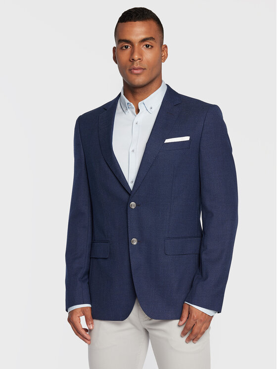 Giacca da abito H-Hutson-224 50481439 Blu scuro