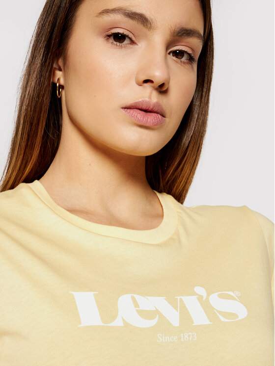 T-shirt The Perfect 17369-1260 Giallo Regular Fit