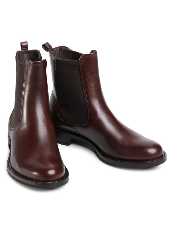 ECCO ECCO Kotníková obuv s elastickým prvkem Sartorelle 25 26650301014 Hnědá