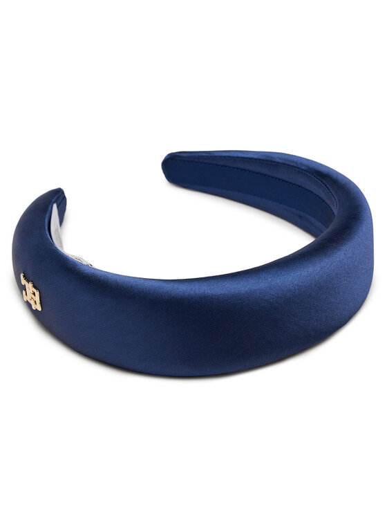 Tommy Hilfiger Trak za glavo Essential Chic Headband AW0AW15778 Mornarsko modra