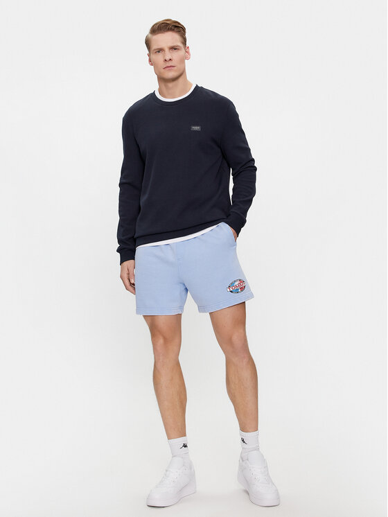 Tommy Jeans Tommy Jeans Szorty sportowe Tjm Arch Graphic Beach Short Ext DM0DM19167 Niebieski Regular Fit