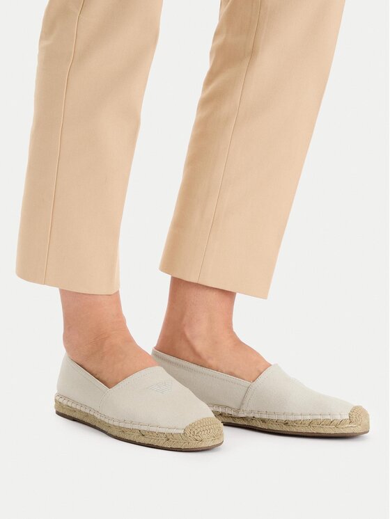 Emporio Armani Emporio Armani Espadrilky XVSS07 XD396 D417 Écru