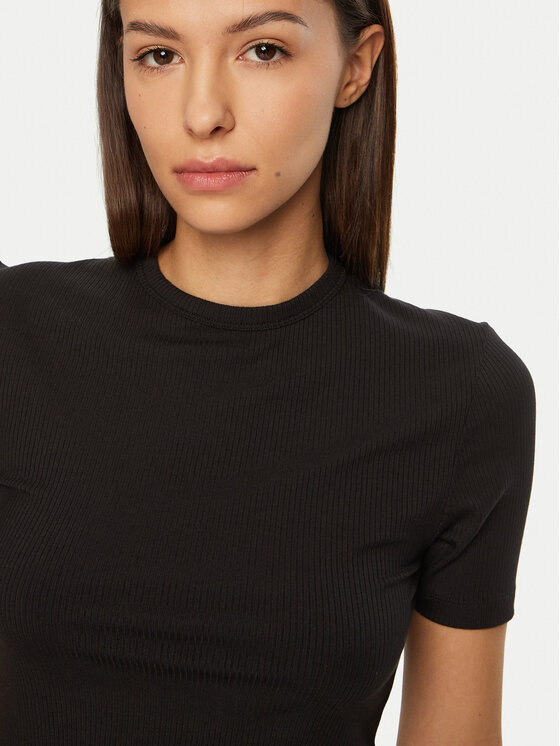 Calvin Klein Calvin Klein Marškinėliai K20K208052 Juoda Slim Fit