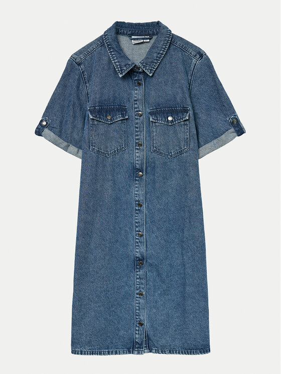 Vero Moda Vero Moda Sukienka jeansowa Jennie 10309665 Niebieski Regular Fit