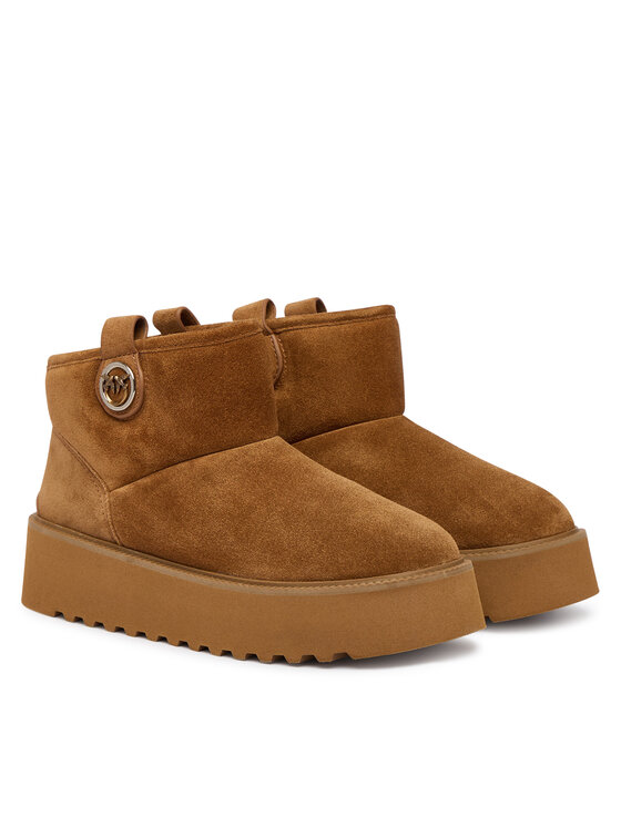 PINKO PINKO Cizme de zăpadă Martina 08 SD0575P002 Maro deschis