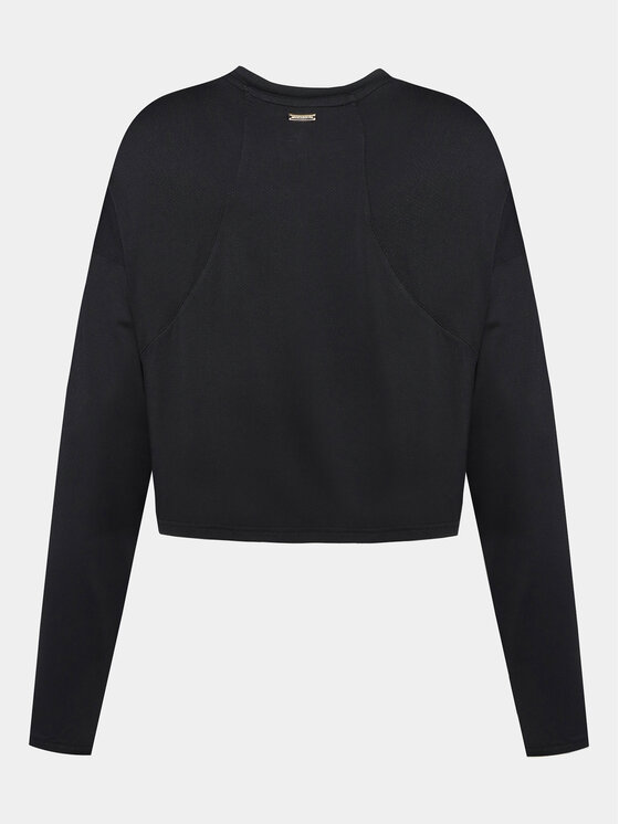 Athlecia Athlecia Bluza Offner W L/S Tee EA233340 Črna Regular Fit