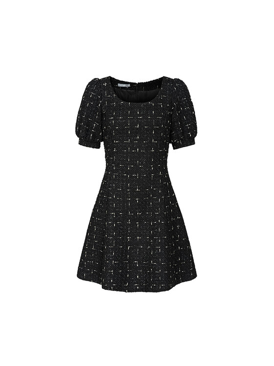 Manifiq&Co. manifiq_co_ Sukienka koktajlowa Wanda Czarny A-Line Fit