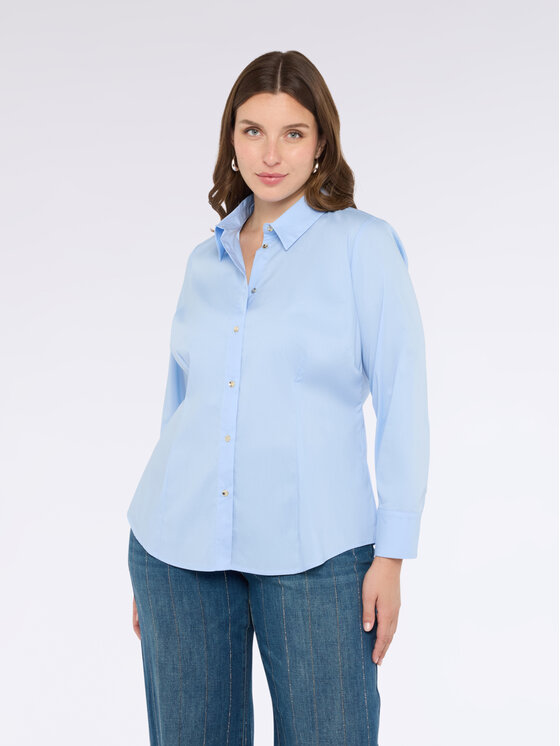 Fiorella Rubino Fiorella Rubino Camicia 5358T001357N004 Turchese A-Line Fit