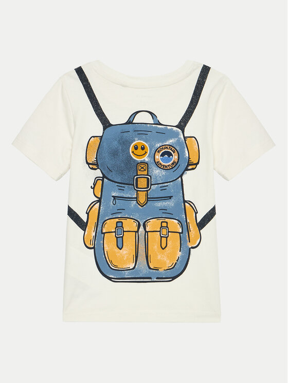 NAME IT NAME IT T-Shirt 13232049 Écru Regular Fit