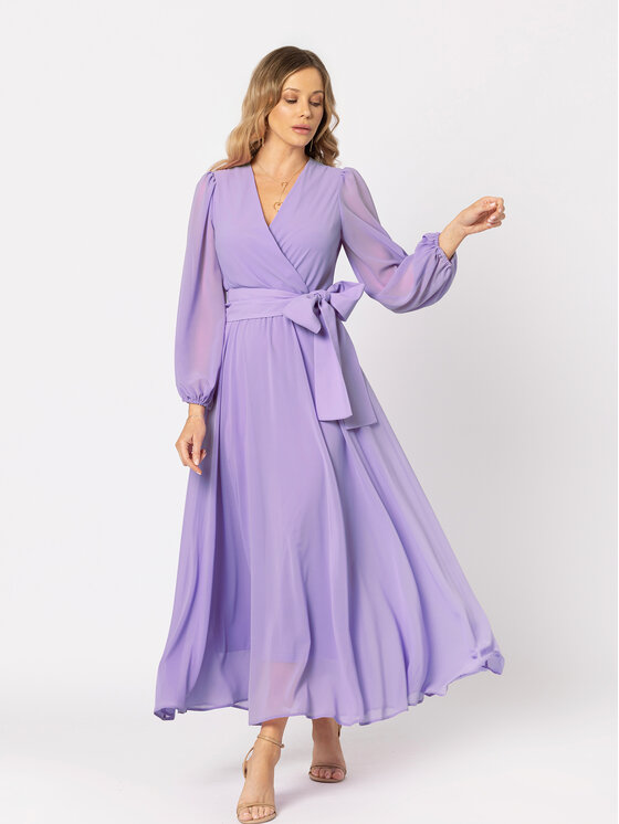 LIDIA KALITA LIDIA KALITA Sukienka wieczorowa Sydney Fioletowy Long Fit