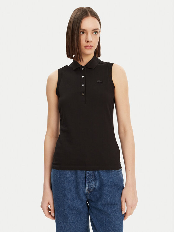 Lacoste Lacoste Pólóing PF5445 Fekete Slim Fit