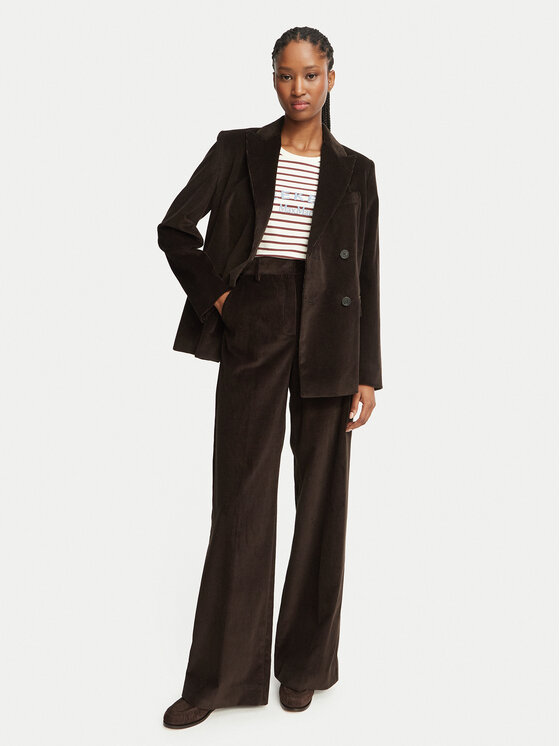 Weekend Max Mara Weekend Max Mara Παντελόνι υφασμάτινο Tania 2625136012 Καφέ Regular Fit