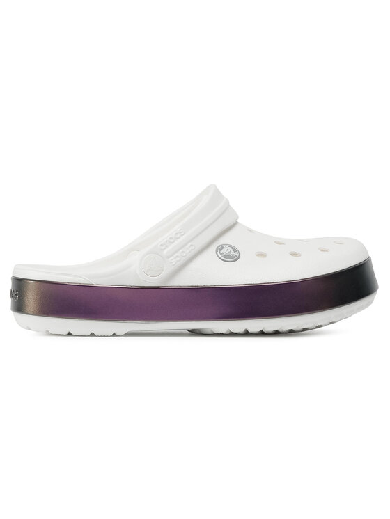 Crocband iridescent band discount clog