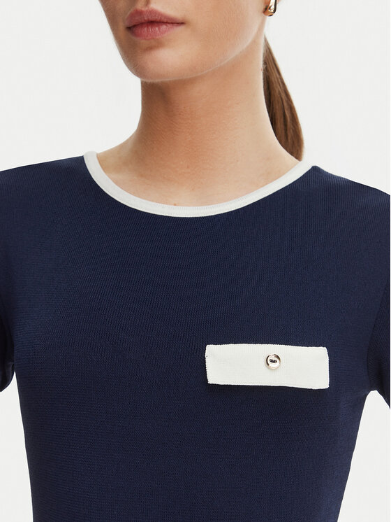 Rinascimento Rinascimento Bluză CFM0012253003 Bleumarin Slim Fit