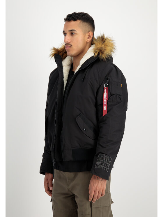 Alpha Industries Alpha Industries Kurtka zimowa AI.148129-03-L Czarny Regular Fit