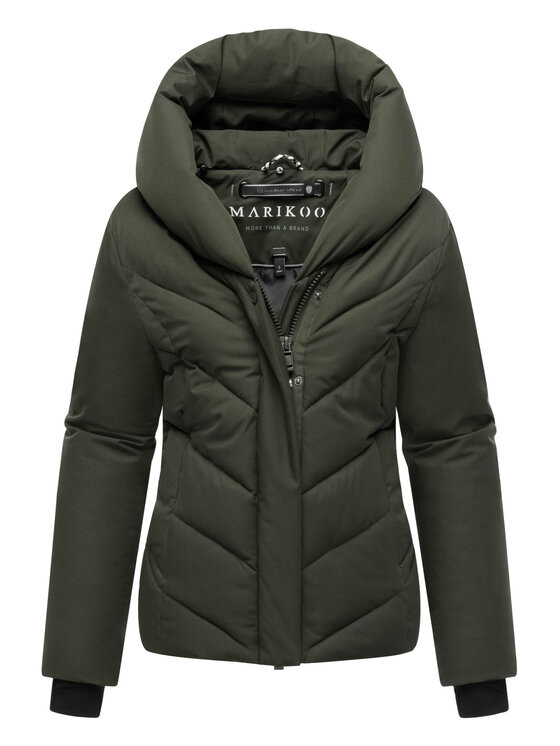 Marikoo Marikoo Kurtka zimowa Nadiraa Zielony Regular Fit