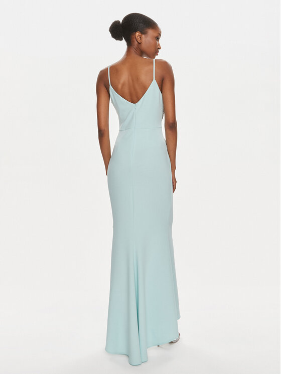Rinascimento Rinascimento Vakarinė suknelė CFC0117706003 Žalia Slim Fit