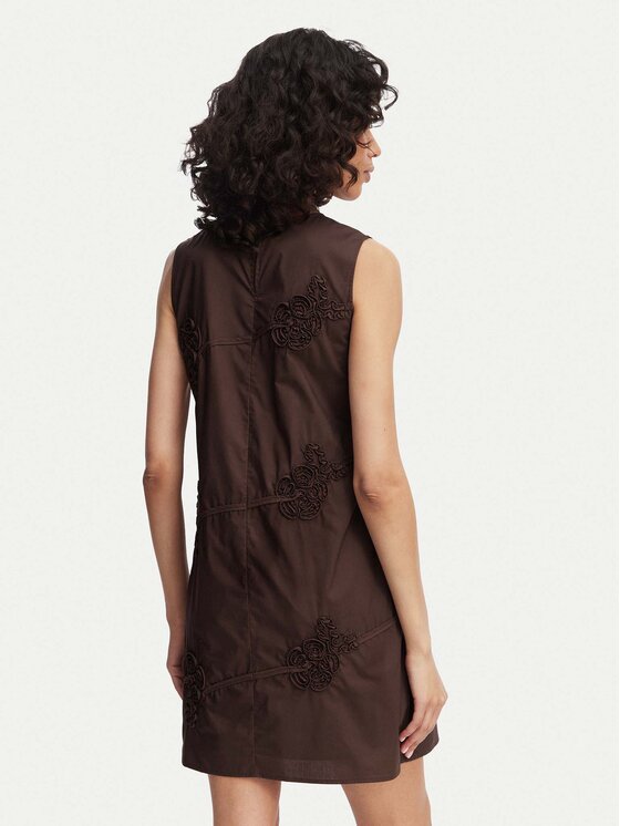 Marella Marella Kleid für den Alltag Barca 2613221302 Braun Regular Fit