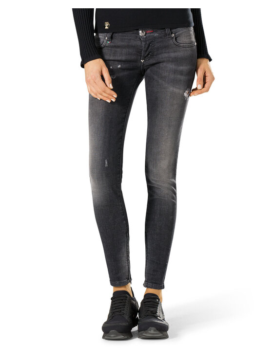 PHILIPP PLEIN PHILIPP PLEIN Jeans 30803 Nero Skinny Fit