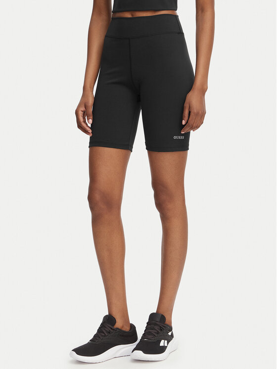 Guess Guess Cyklistické šortky V6GD12 K3058 Černá Slim Fit