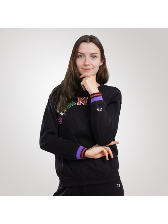 Champion Champion Bluza 116633-KK001-NBK_S Czarny Regular Fit
