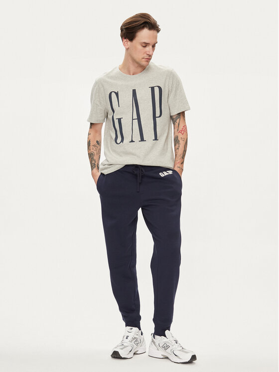 Gap Gap T-Shirt 866774-02 Šedá Regular Fit