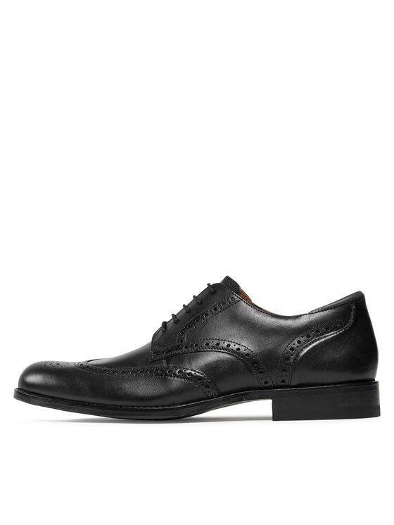 Clarks Clarks Poltopánky Craft Arlo Limit 261714527 Čierna