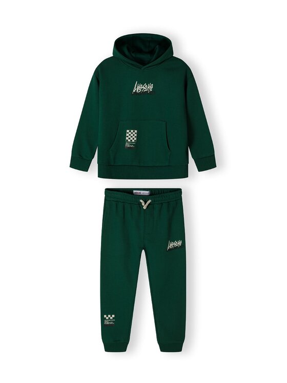 MINOTI MINOTI Bluza 23fleece123 Zielony Regular Fit