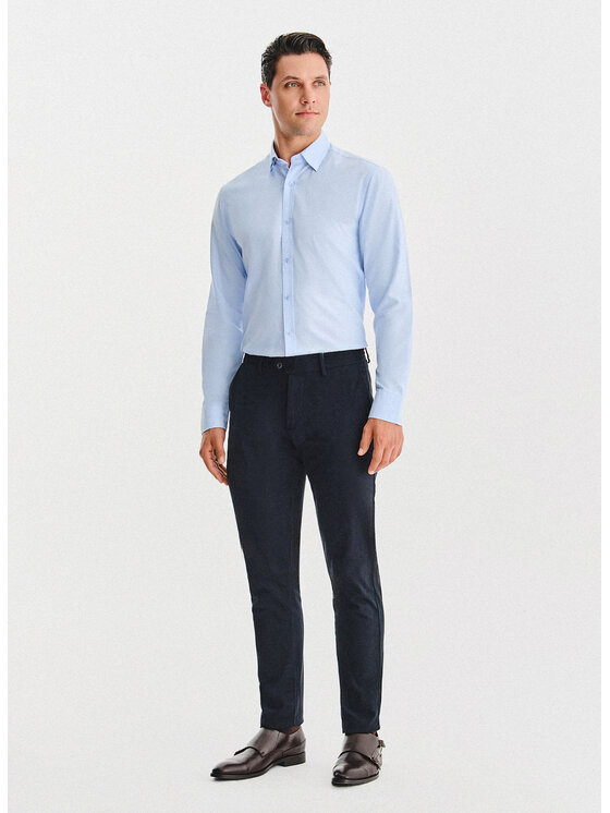 Pako Lorente Pako Lorente Koszula P25WN-1X-053 Niebieski Slim Fit