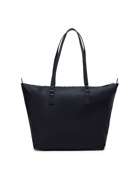 Tommy Hilfiger Torebka Poppy Tote Corp AW0AW15981 Granatowy Modivo.pl