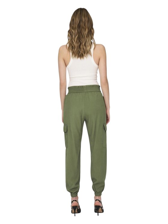 ONLY ONLY Παντελόνι Cargo 15245364-verde Πράσινο Regular Fit