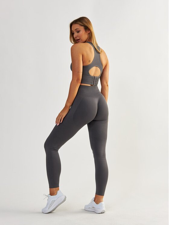 BeShaped BeShaped Legginsy Modelujące Body Boost Szary Shaping Fit