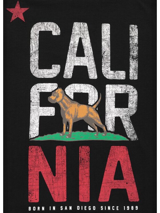 PITBULL PITBULL T-Shirt CALIFORNIA Czarny Regular Fit