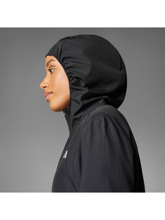 adidas adidas Kurtka do biegania Run It Jacket Czarny Regular Fit