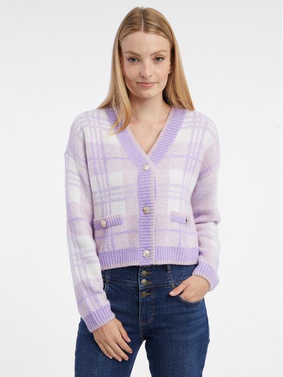 Sweter, rozmiar L, Fioletowy, 511198447000//XL