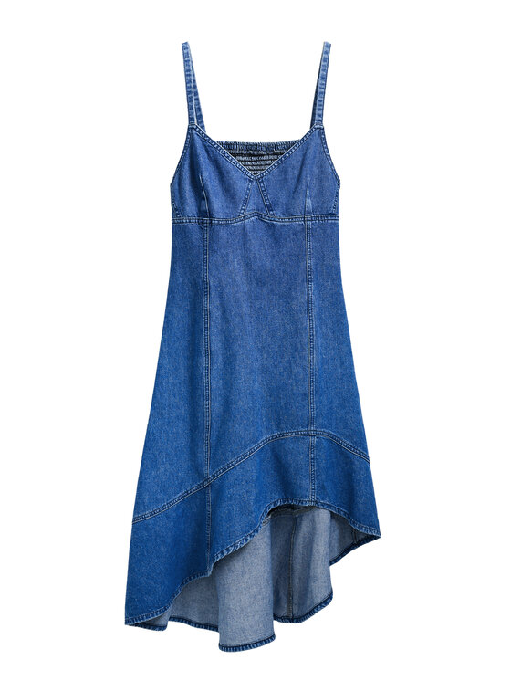 Desigual Desigual Džinsinė suknelė Munich 25SWVD07 Mėlyna Regular Fit
