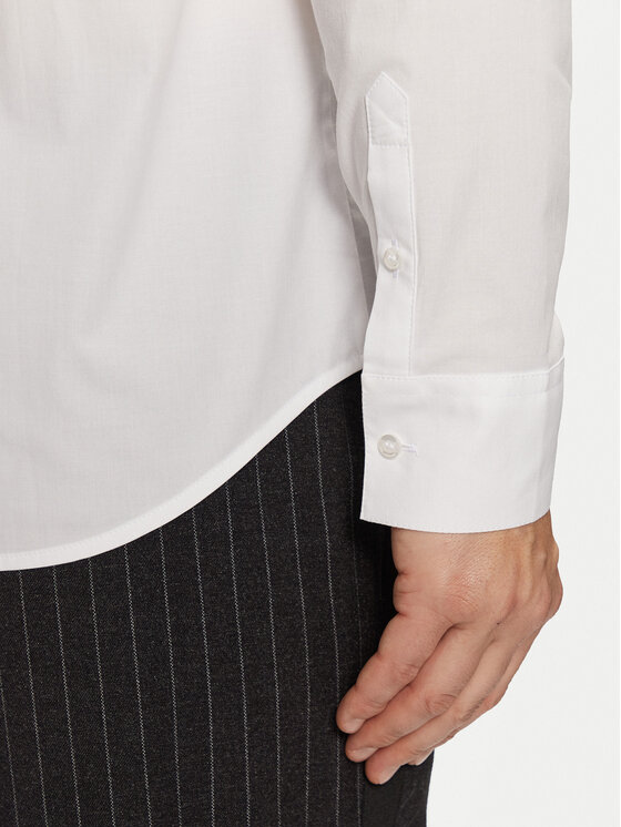 KARL LAGERFELD KARL LAGERFELD Marškiniai 605911 551671 Balta Regular Fit