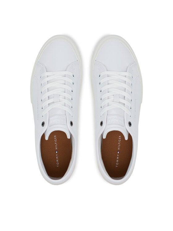 Tommy Hilfiger Tommy Hilfiger Teniși Th Hi Vulc Street Stitch FM0FM05645 Alb