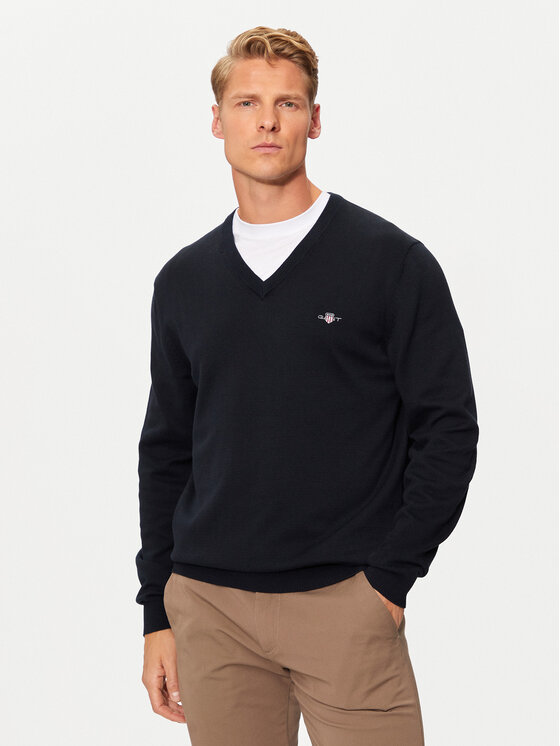 Gant Gant Svetr Classic 8030562 Tmavomodrá Regular Fit
